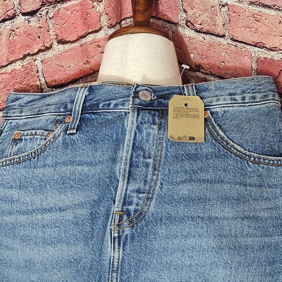 Blue Denim Skirt Womens Size 26 - Picture 12 of 13